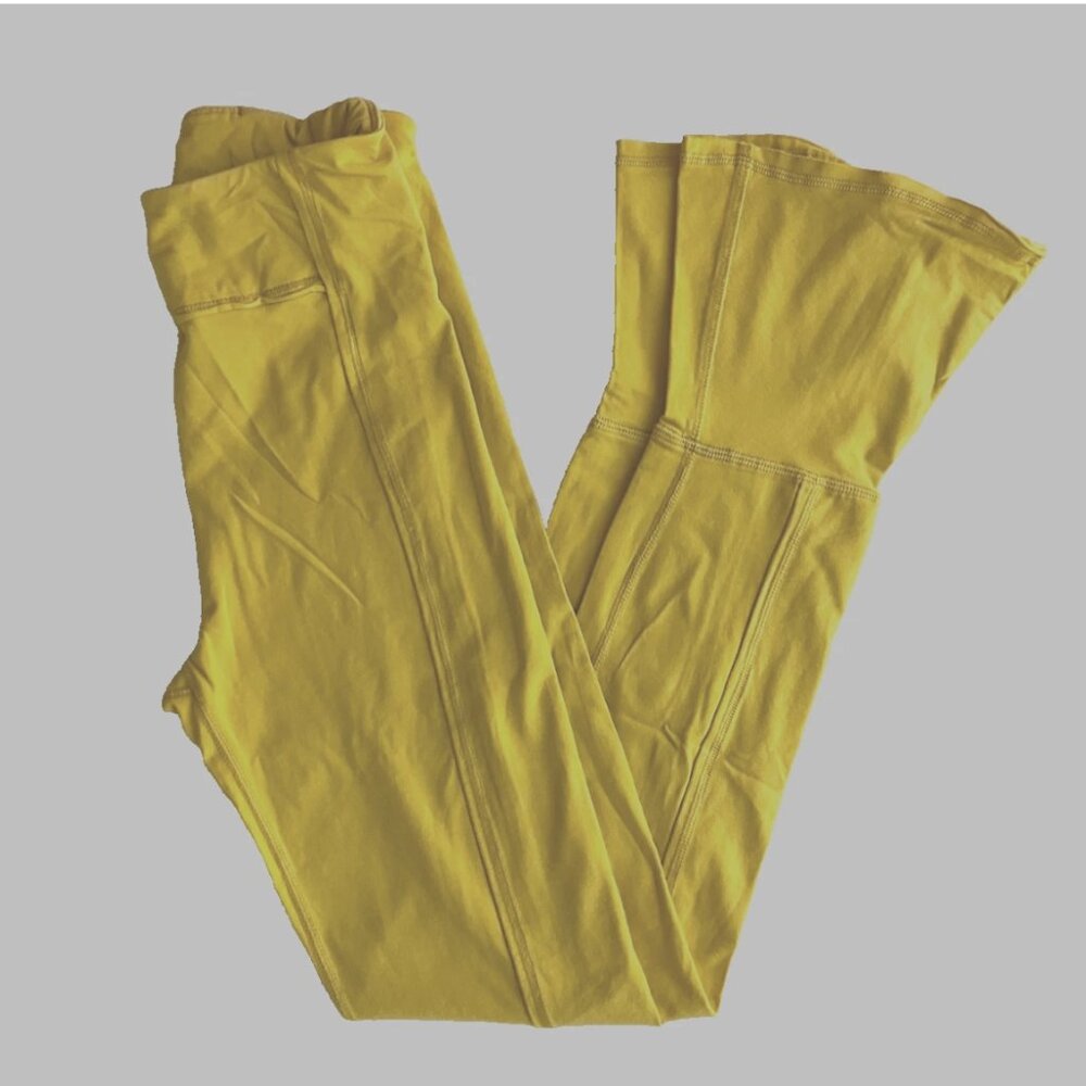 FP Movement by Free People Yellow High-Waist Leggings